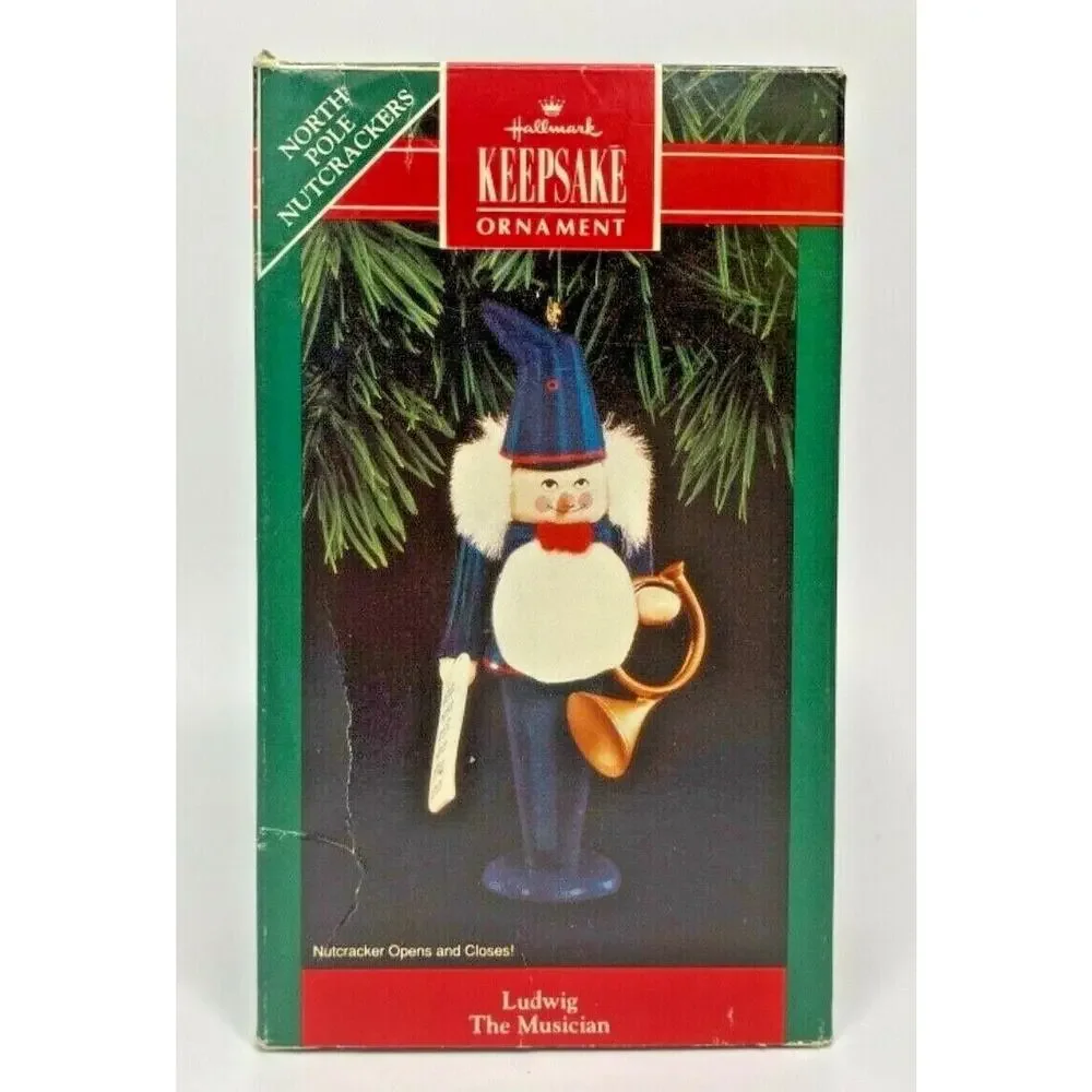 1992‎ Hallmark Ludwig The Musician Ornament U21